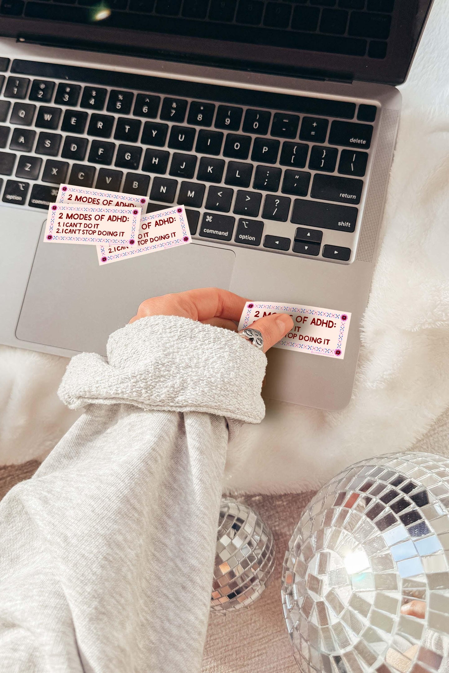 2 Modes of ADHD Sticker, 3 in.