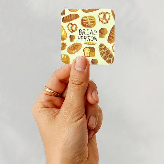 Bread Person Sticker, 3 in.