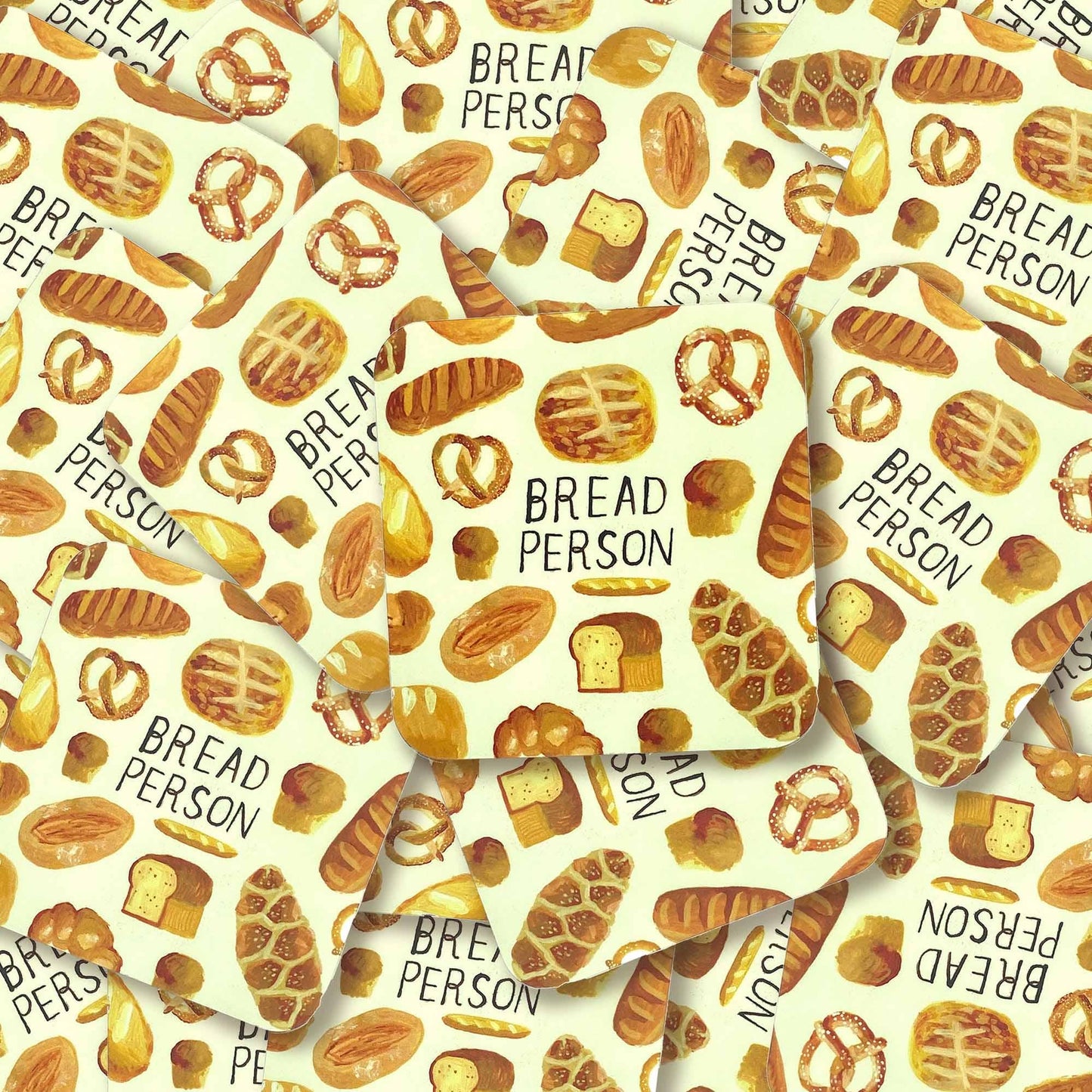 Bread Person Sticker, 3 in.