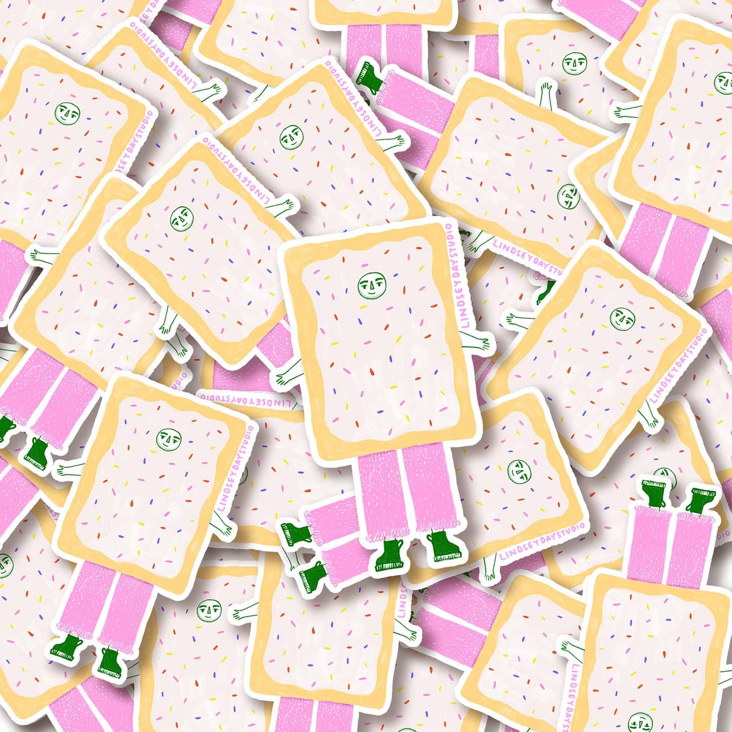 Louie the Pop Tart Sticker, 3 in.