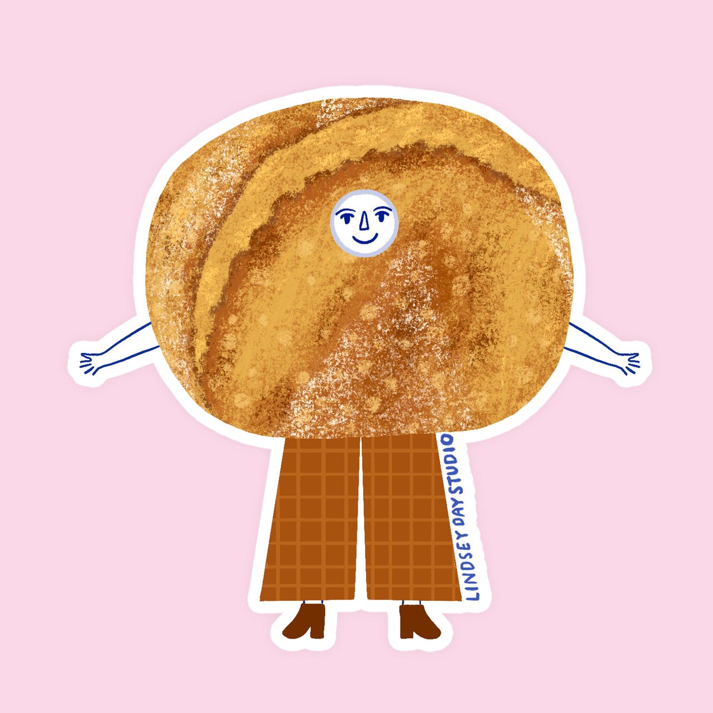 Sourdough Sally Sticker, 3 in.