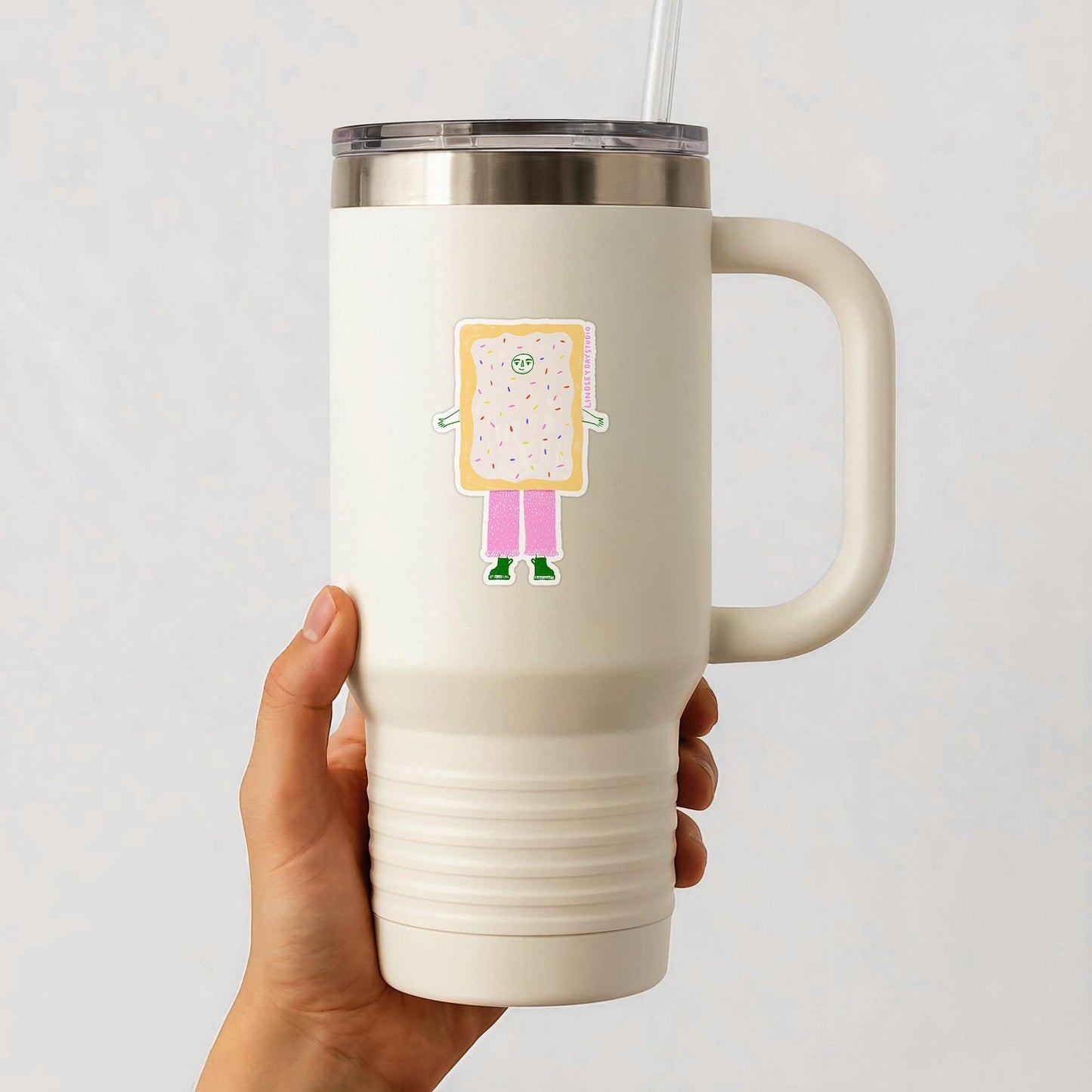 Louie the Pop Tart Sticker, 3 in.