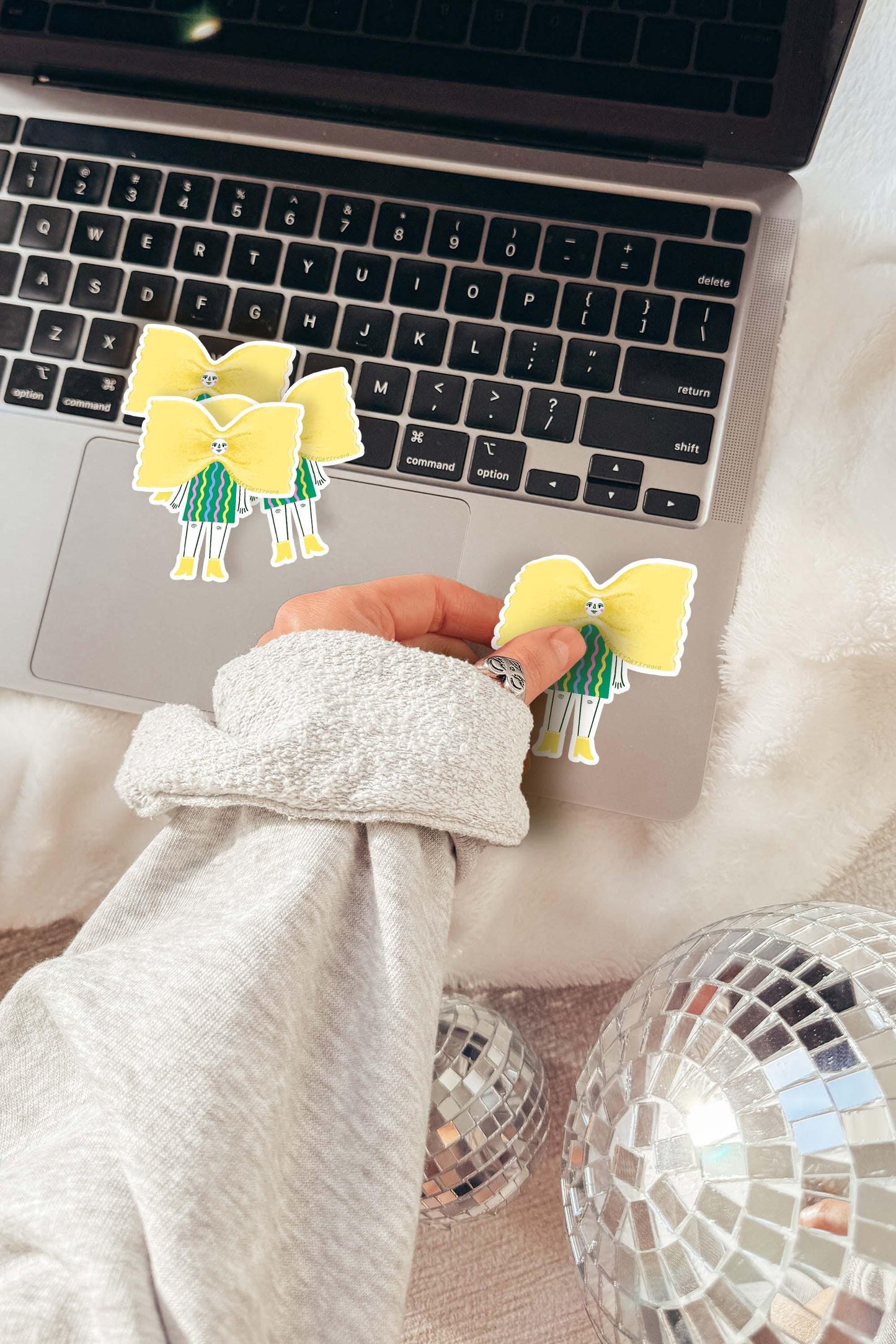 Penny Pasta Sticker, 3 in.