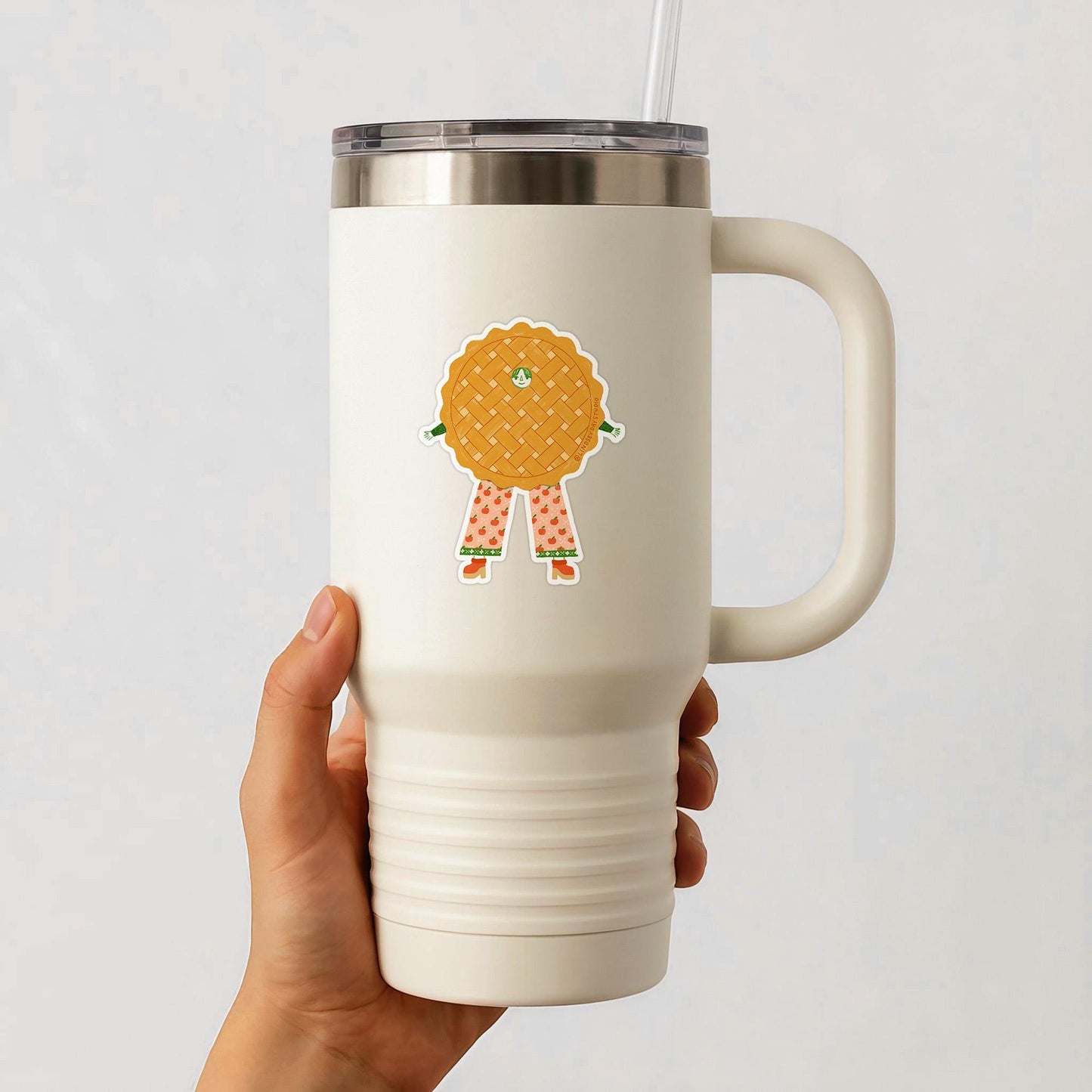 Peggy Apple Pie Sticker, 3 in.