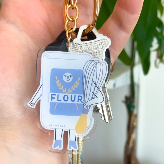 Baker Friend Keychain