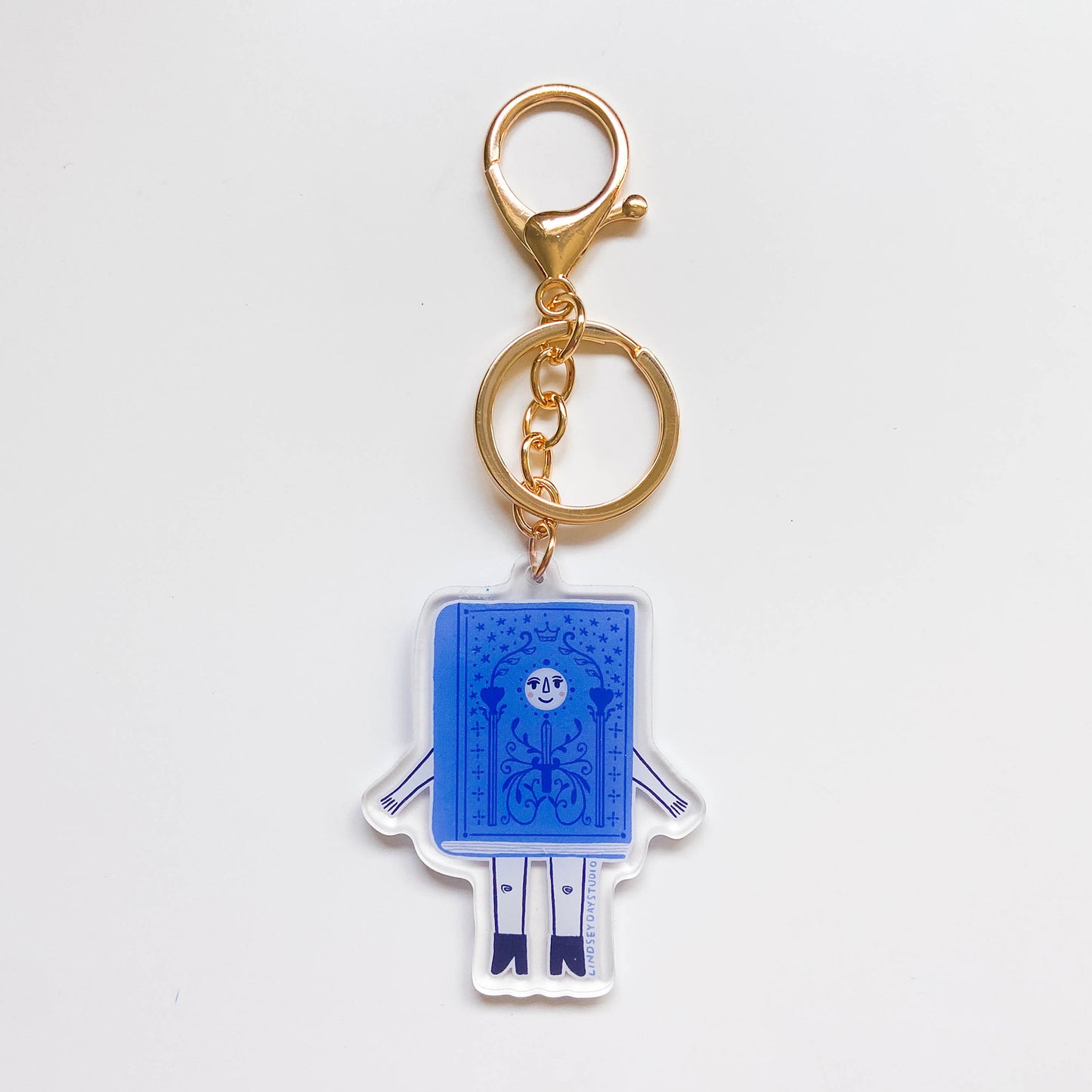 Fantasy Book Friend Keychain