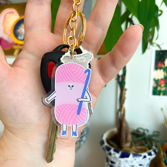 Crochet Friend Keychain