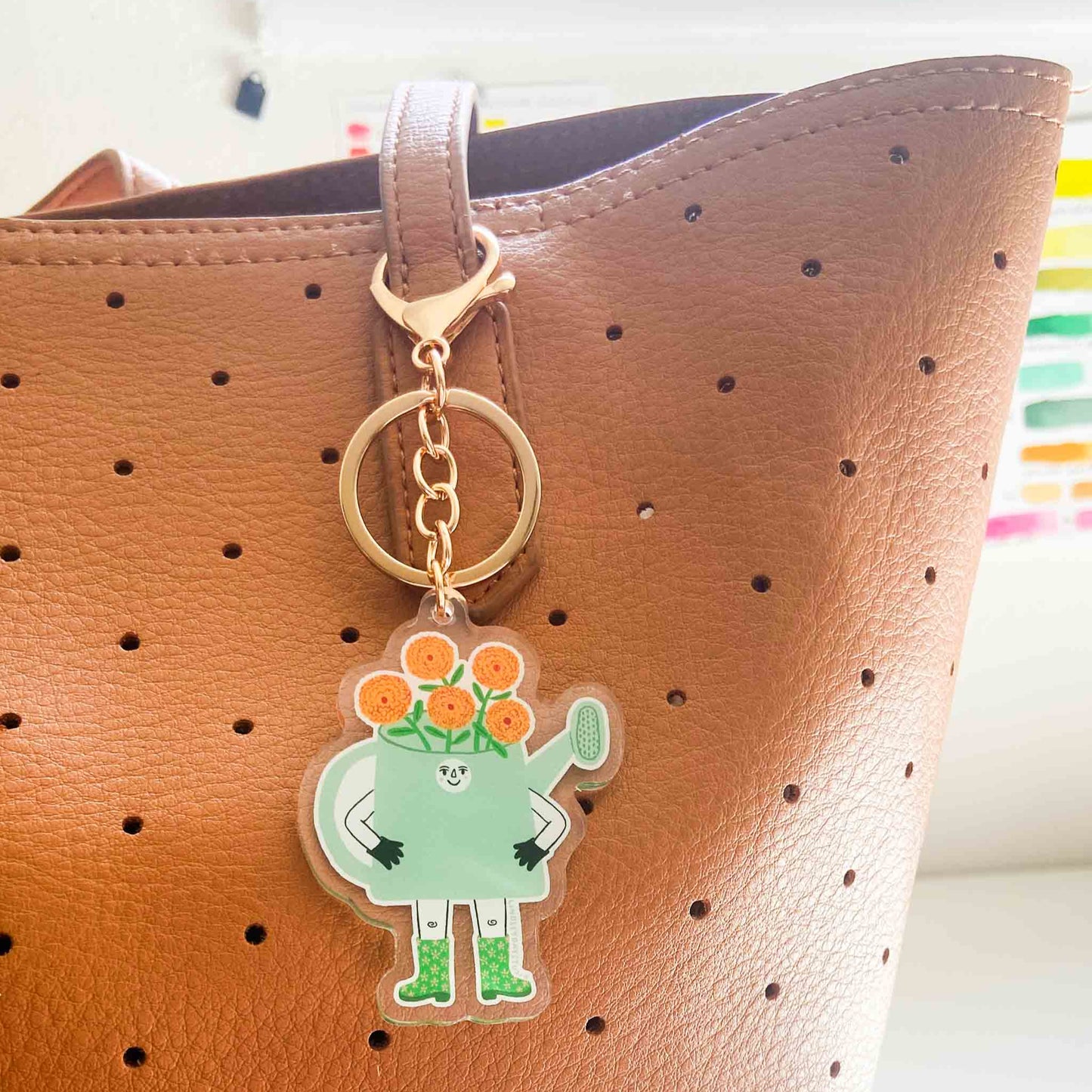 Gardening Friend Keychain