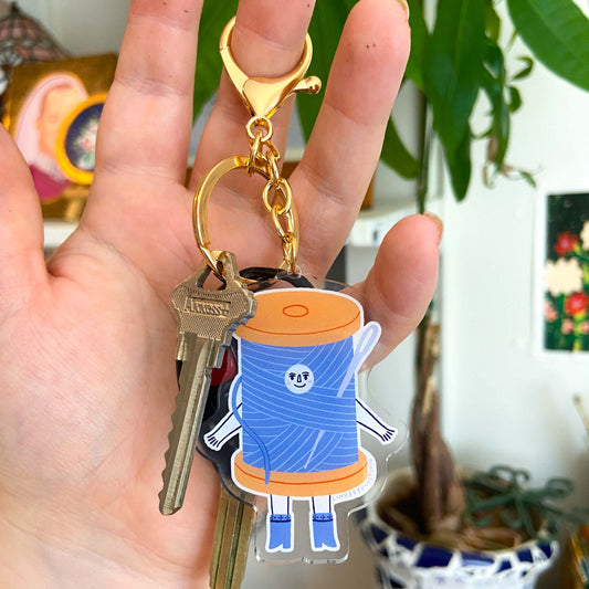 Embroidery Friend Keychain