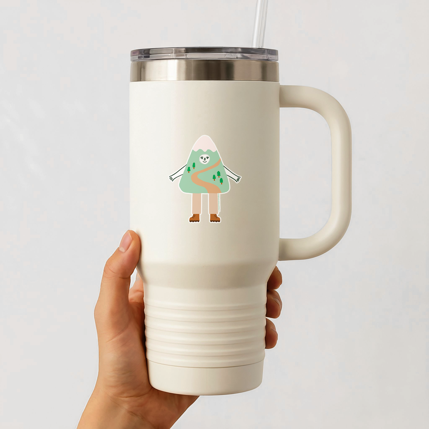Hiking Friend Sticker, 3 in.
