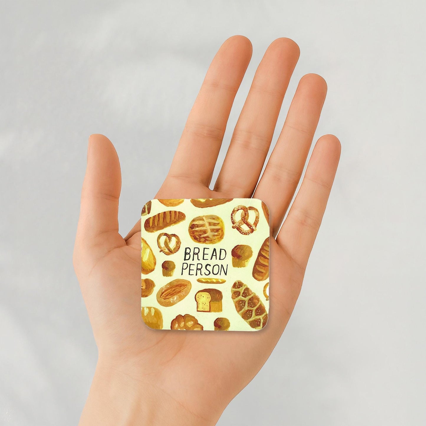 Bread Person Sticker, 3 in.