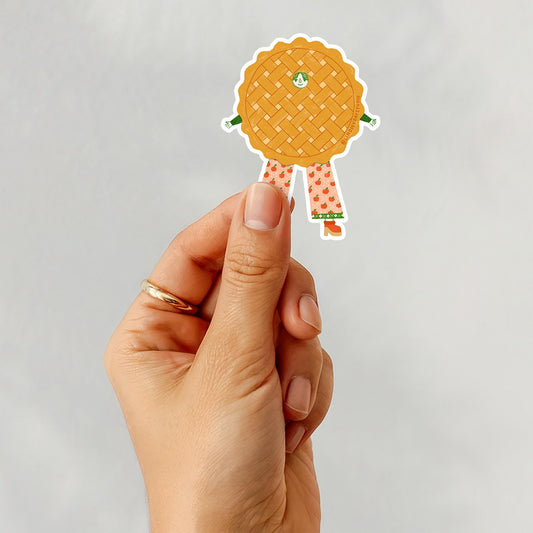 Peggy Apple Pie Sticker, 3 in.