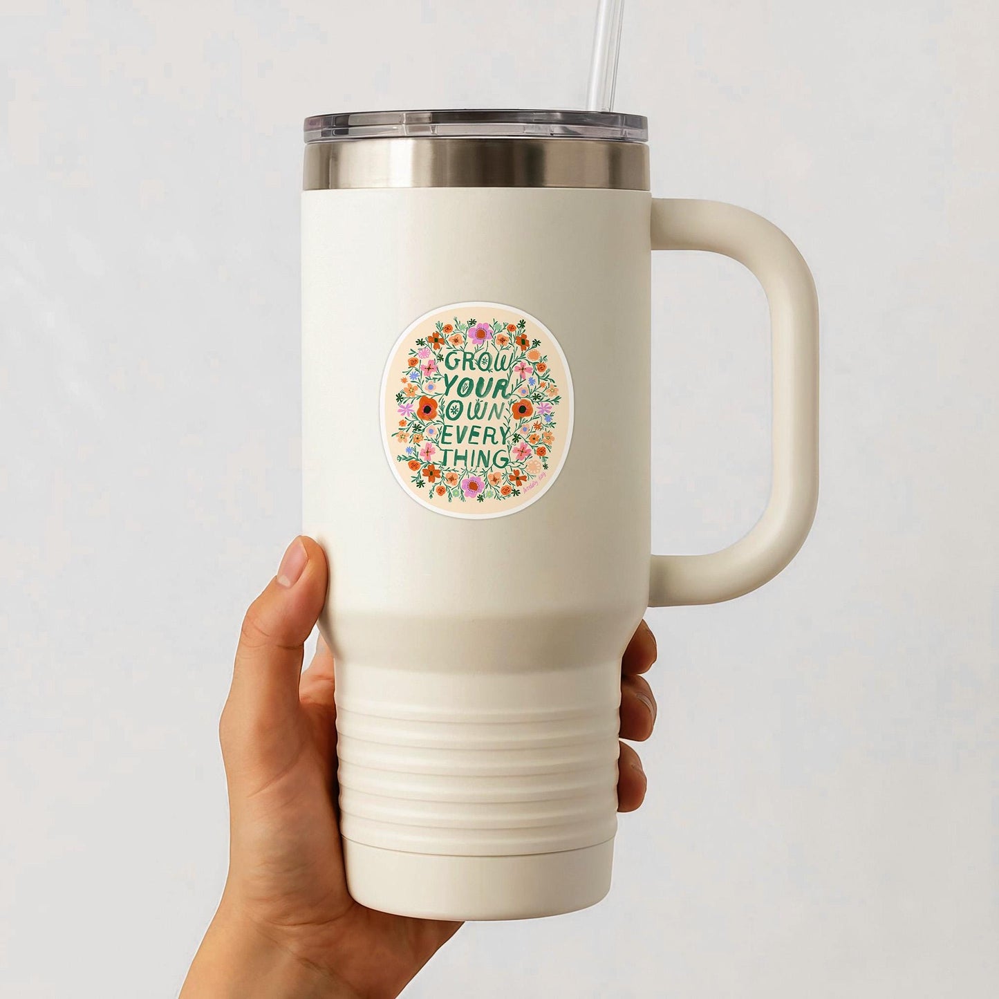 Grow Your Own Everything Sticker, 3 in.
