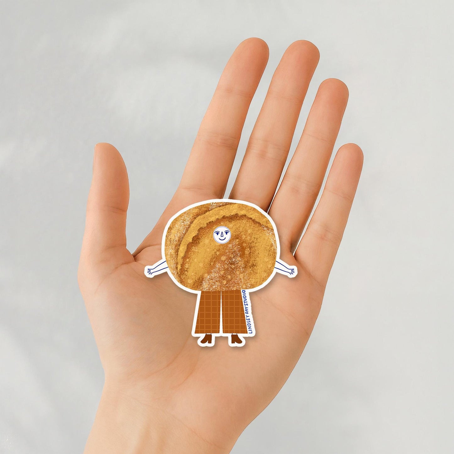 Sourdough Sally Sticker, 3 in.