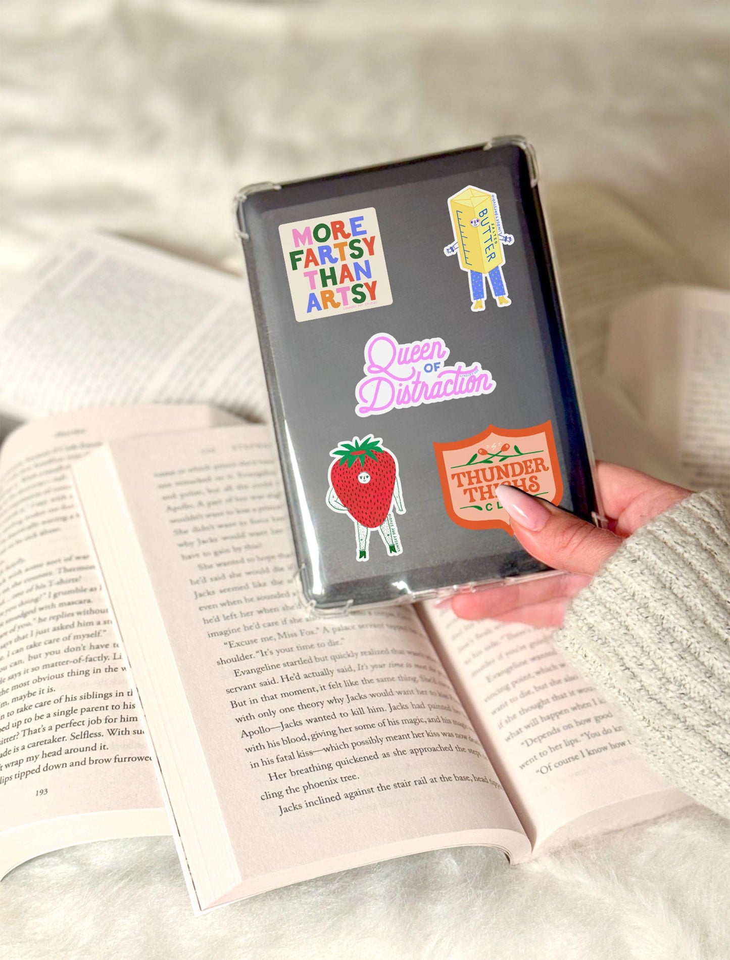 Queen of Distraction Sticker, 3 in.