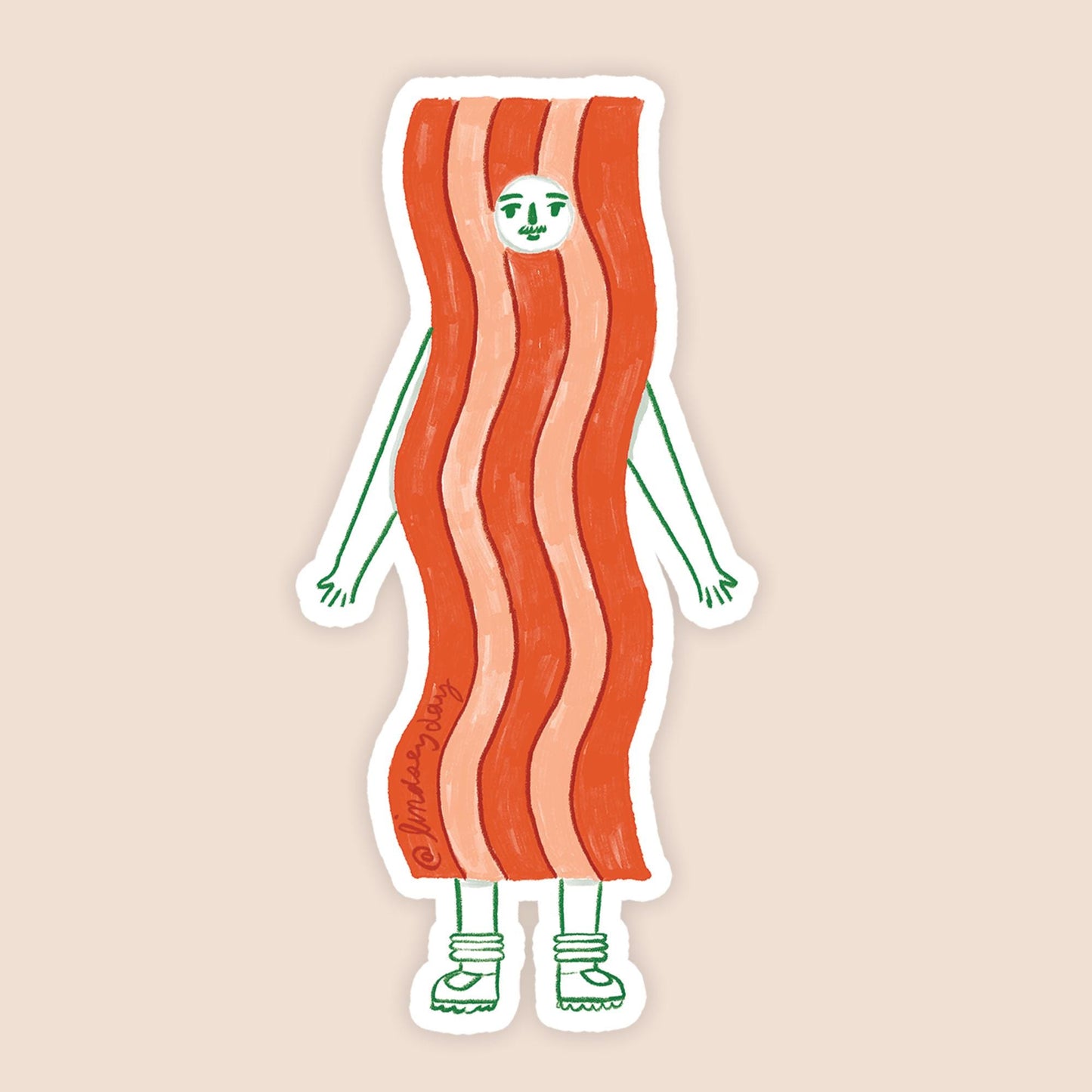 Kevin Bacon Sticker, 3 in.