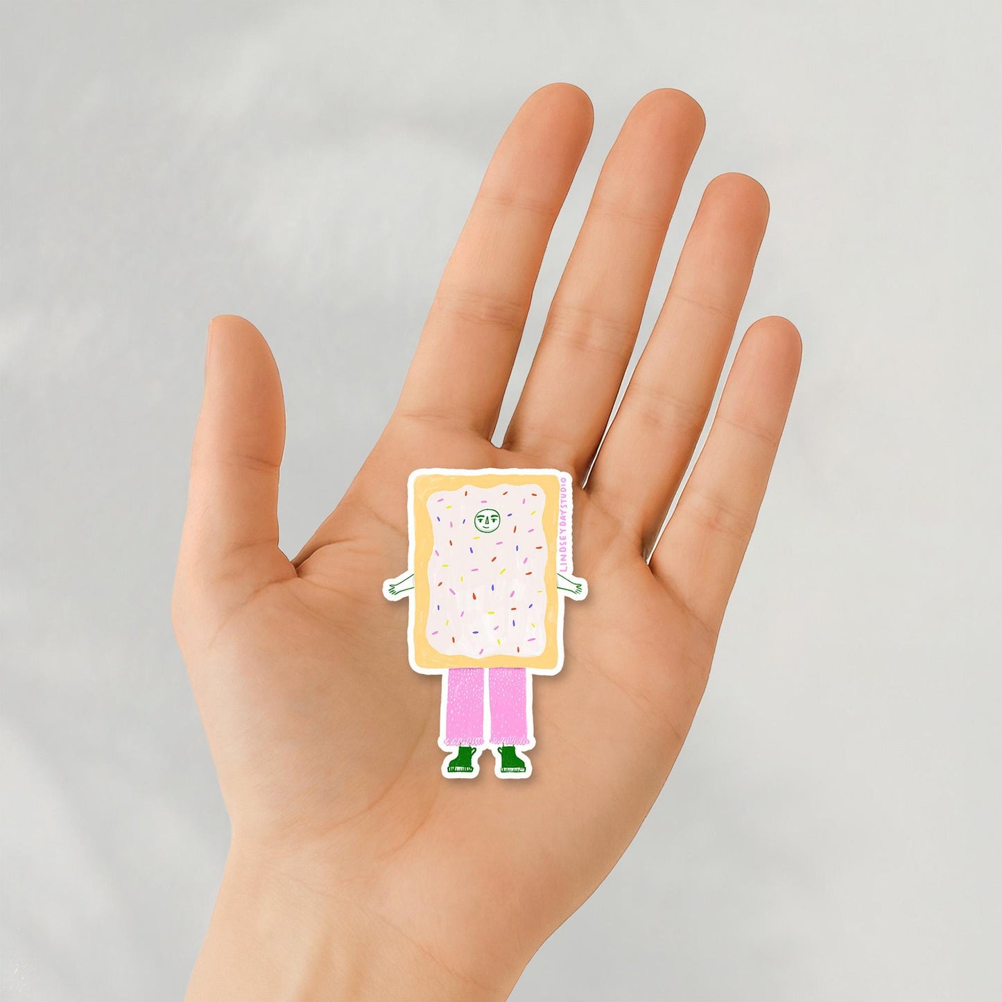 Louie the Pop Tart Sticker, 3 in.