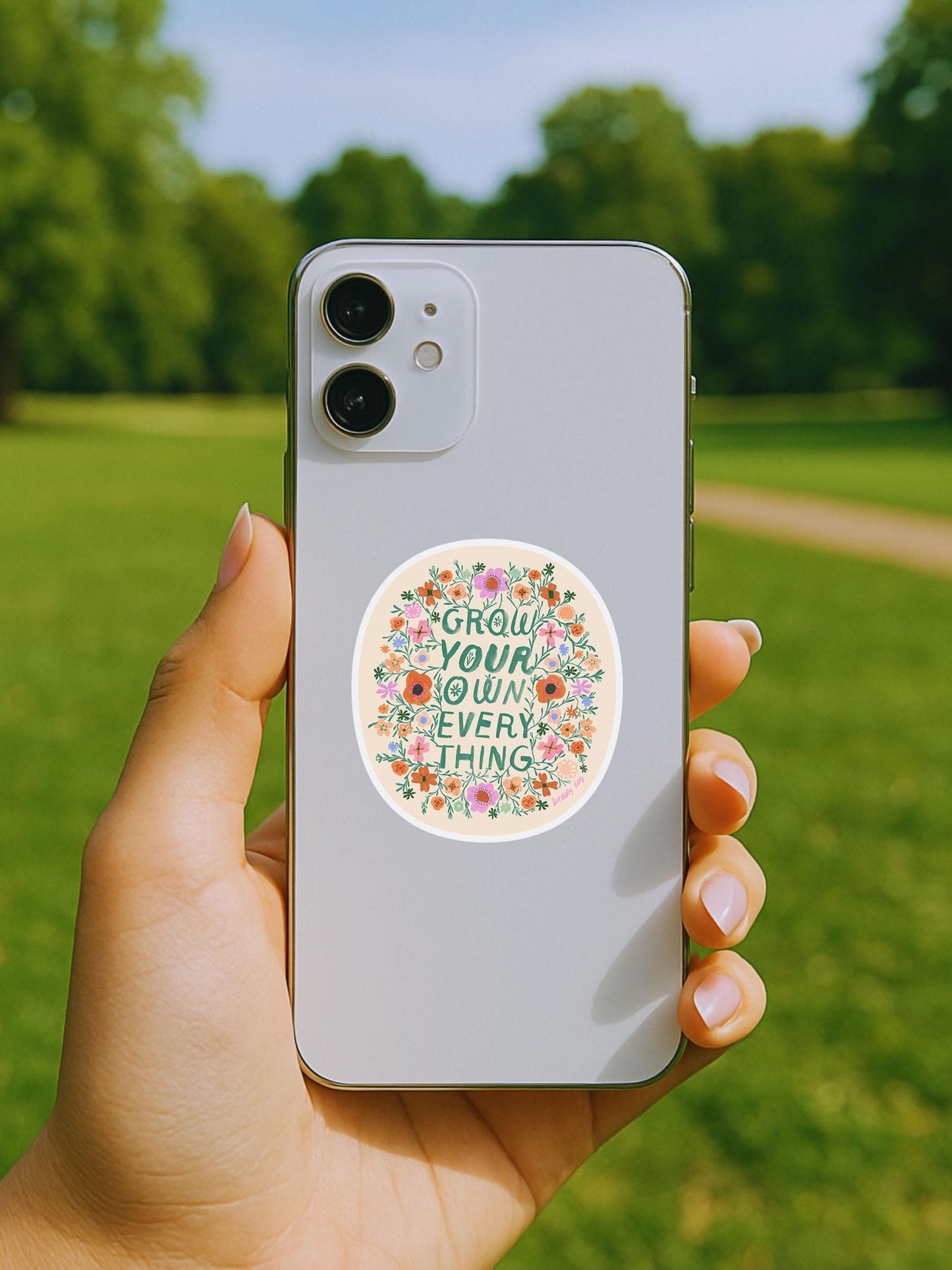 Grow Your Own Everything Sticker, 3 in.