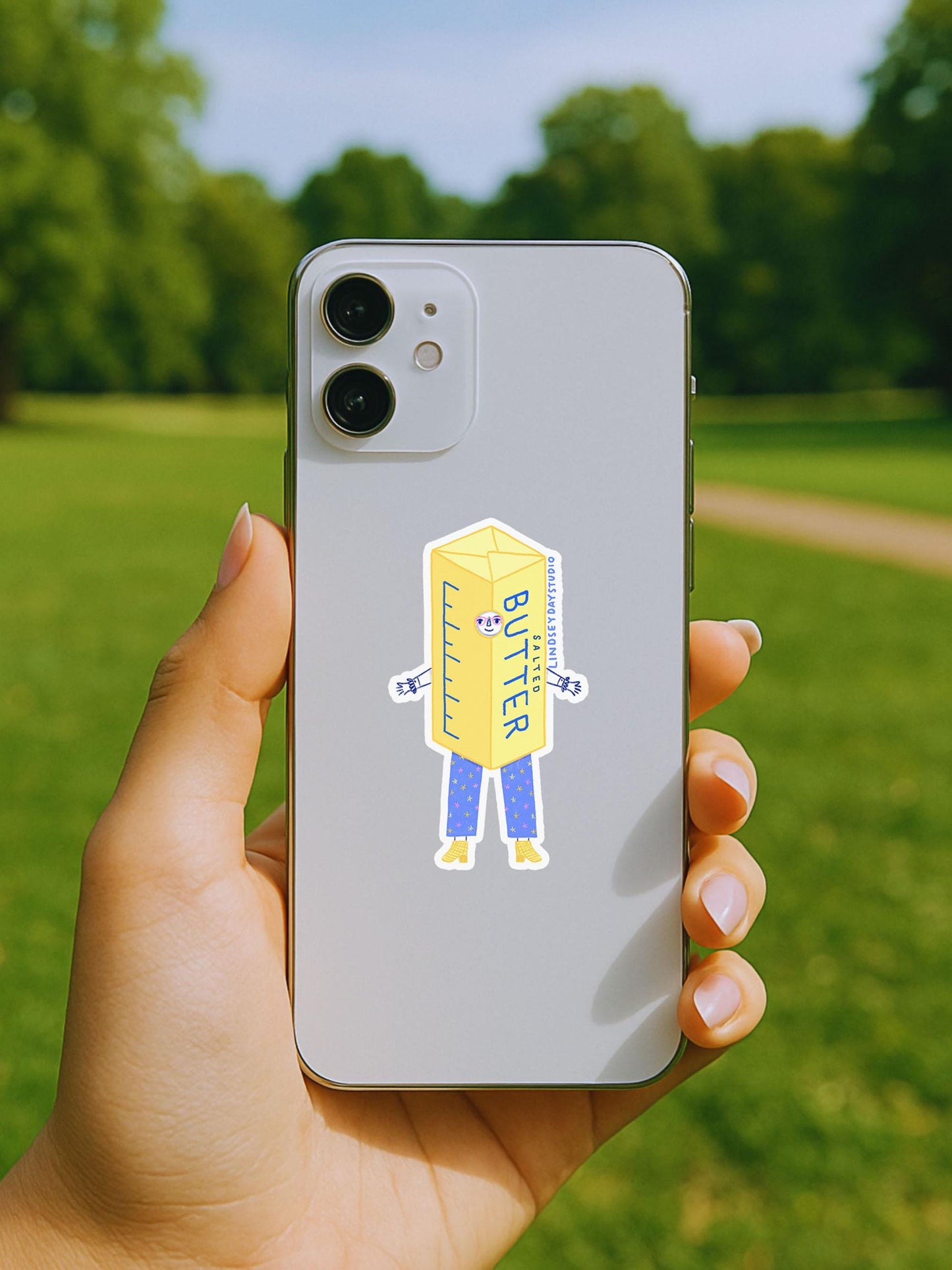 Butter Barb Food Sticker, 3 in.