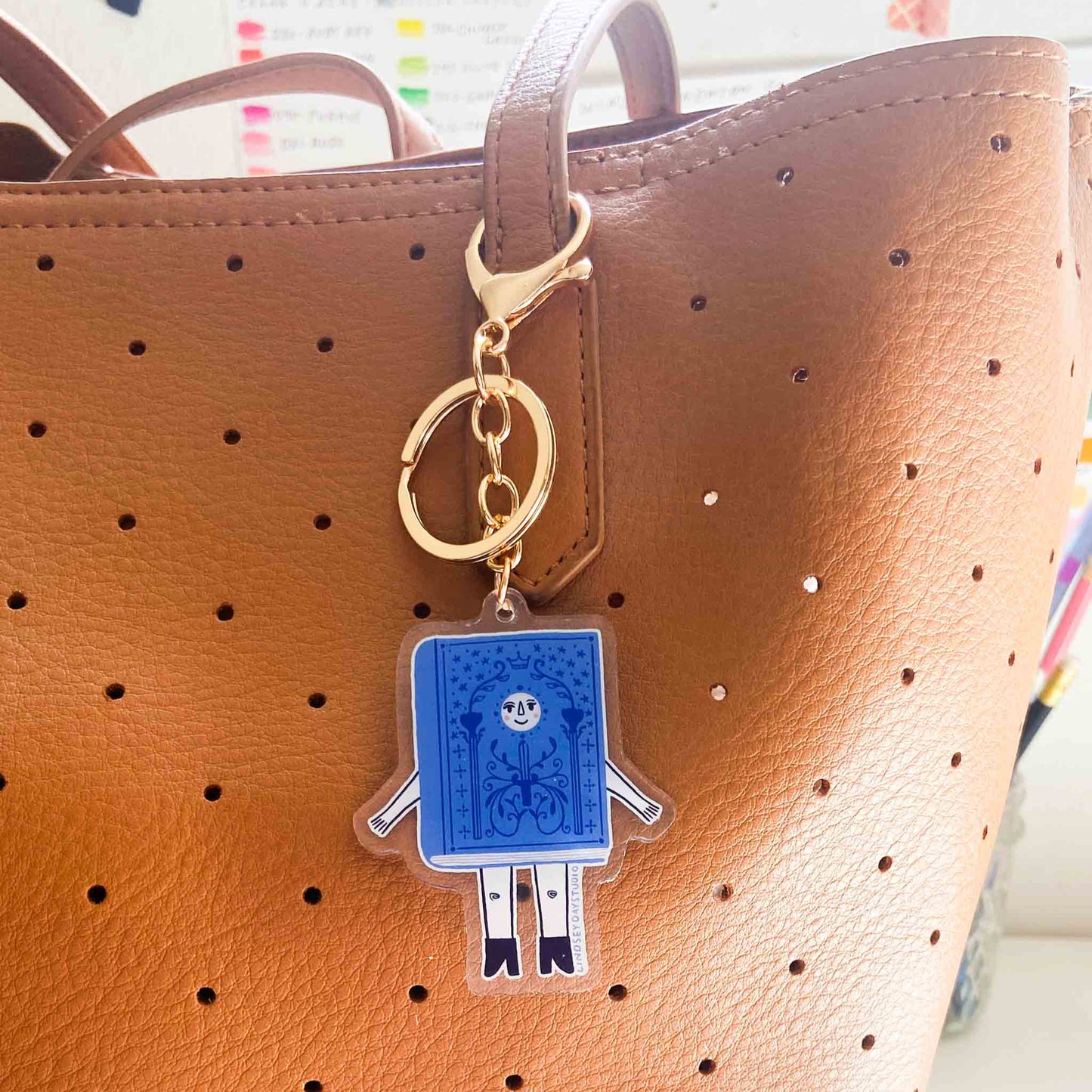 Fantasy Book Friend Keychain