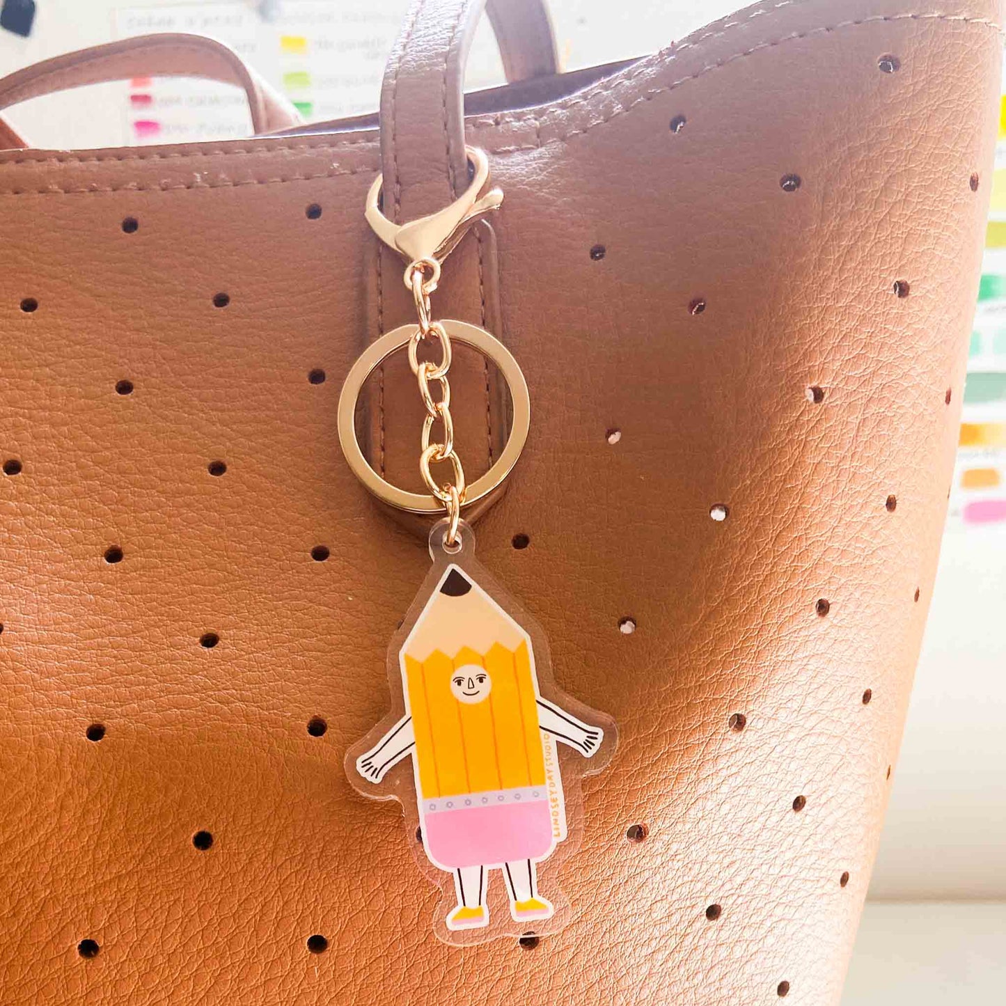 *PRE-ORDER Ships October* Pencil Friend Keychain