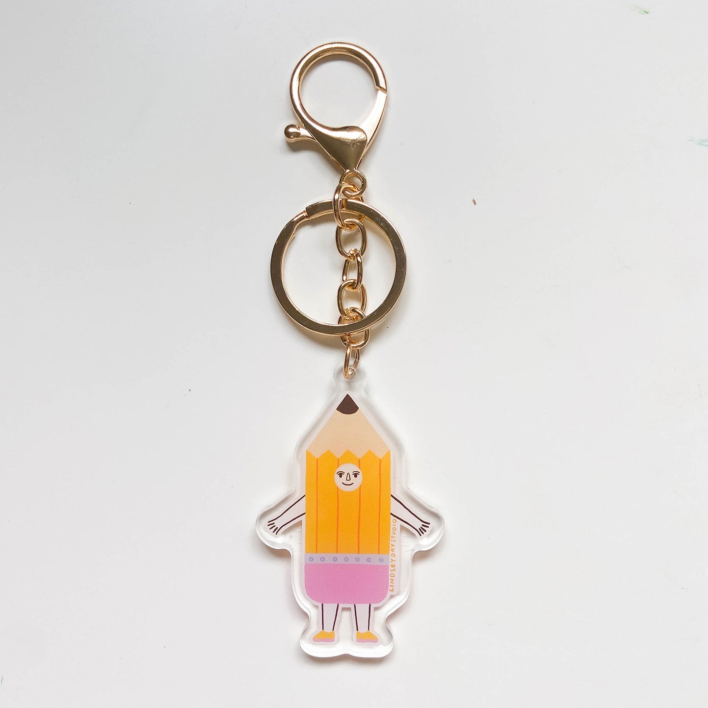 *PRE-ORDER Ships October* Pencil Friend Keychain