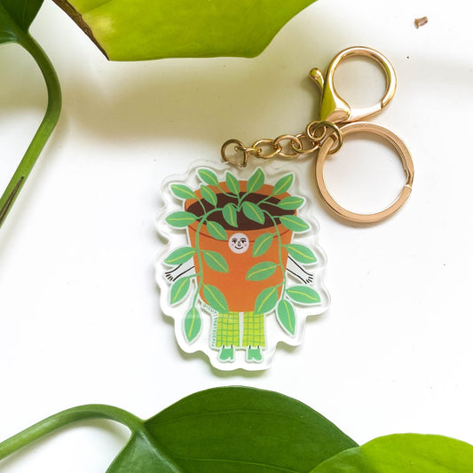 Plant Lady Keychain