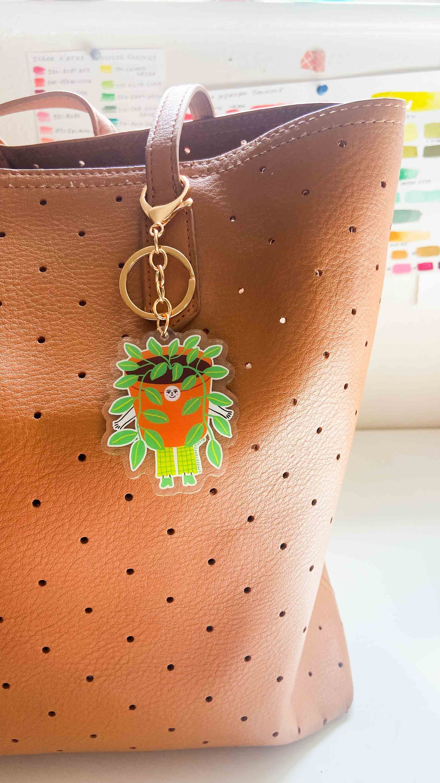 Plant Lady Keychain