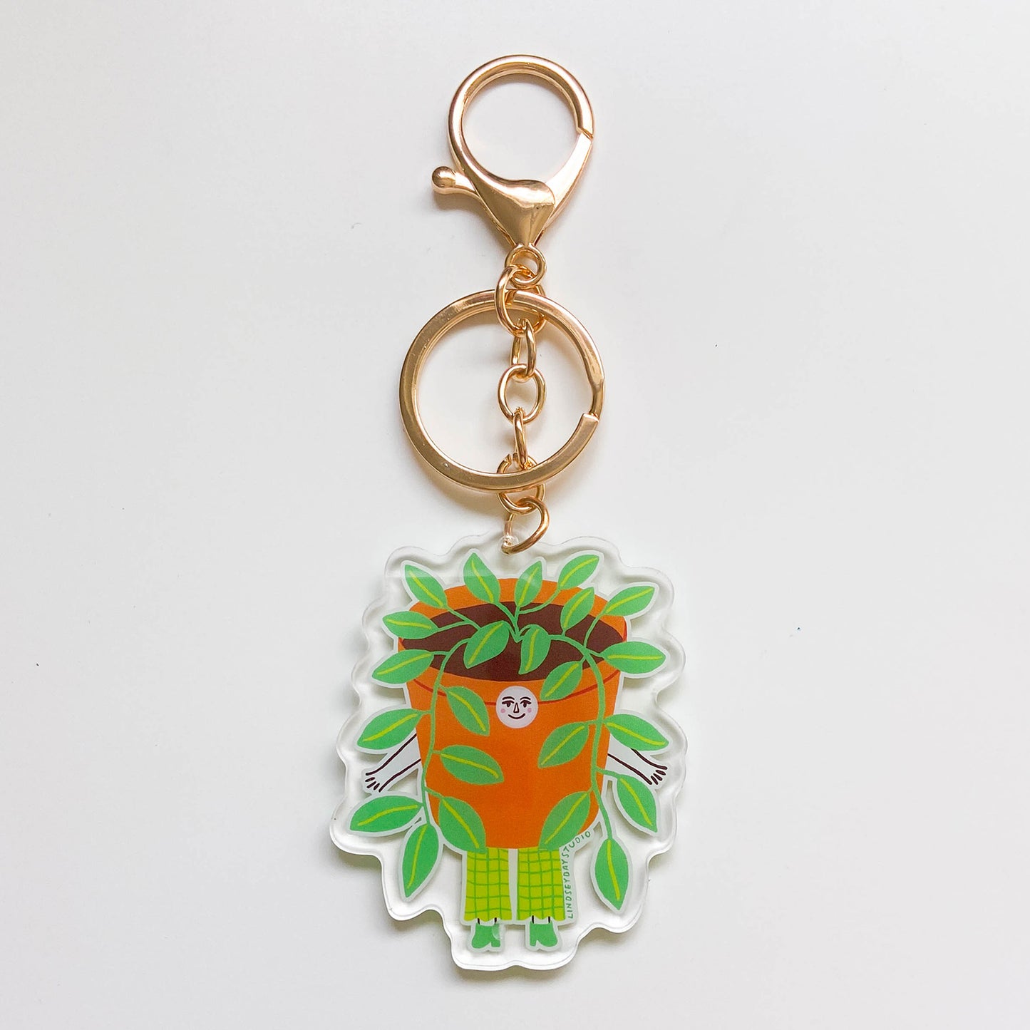 Plant Lady Keychain