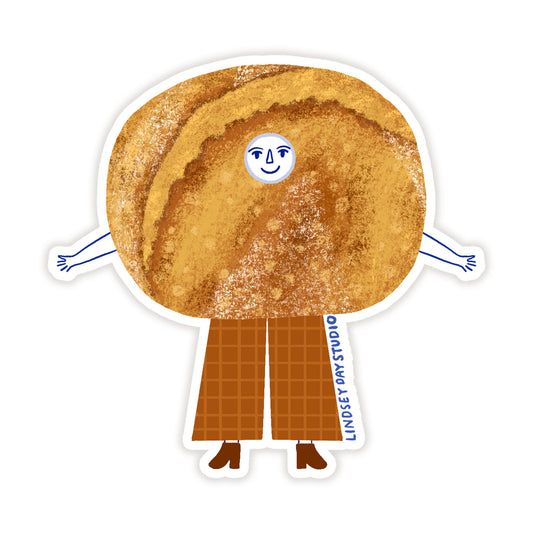 Sourdough Sally Sticker, 3 in.