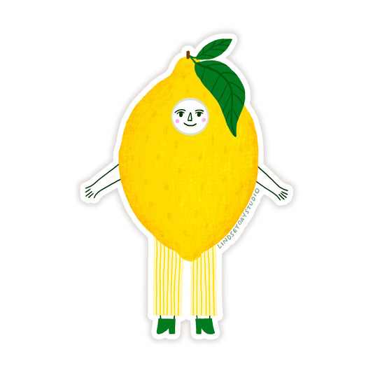 Liz Lemon Sticker, 3 in.