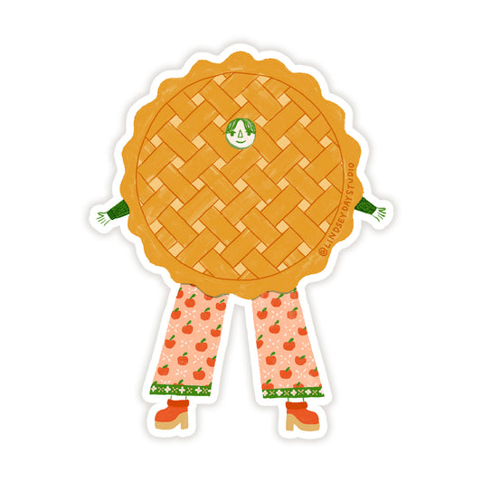 Peggy Apple Pie Sticker, 3 in.