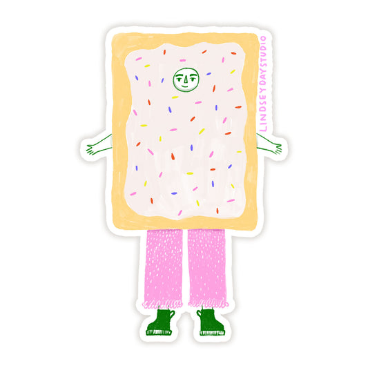 Louie the Pop Tart Sticker, 3 in.