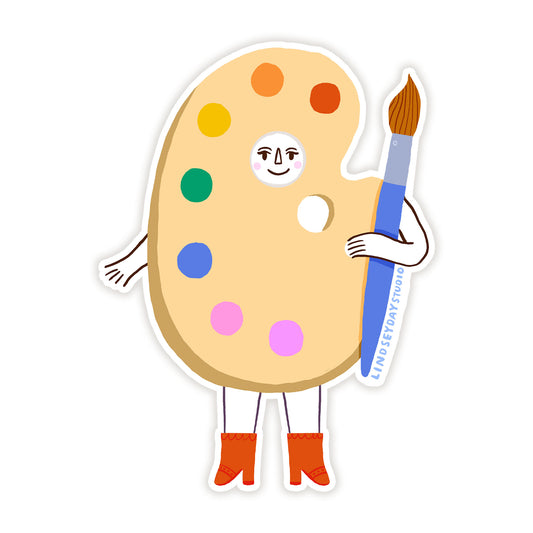 Artist Friend Sticker, 3 in.