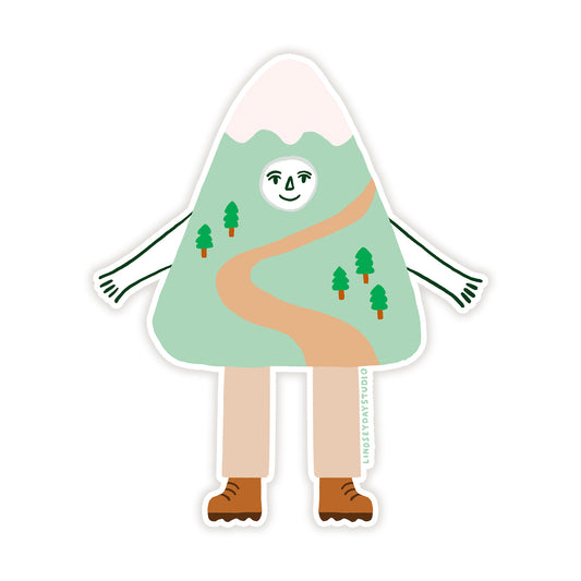 Hiking Friend Sticker, 3 in.
