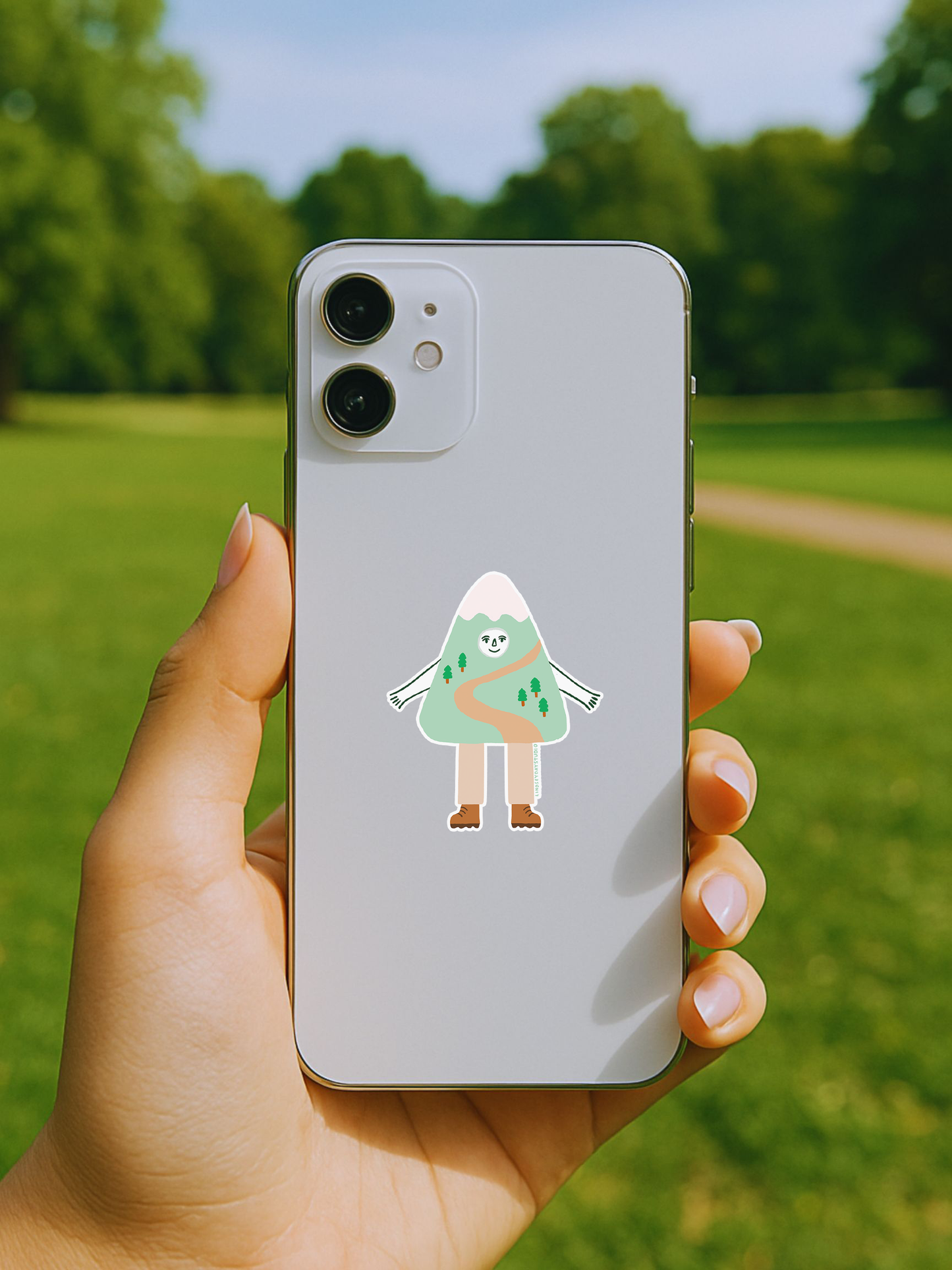 Hiking Friend Sticker, 3 in.