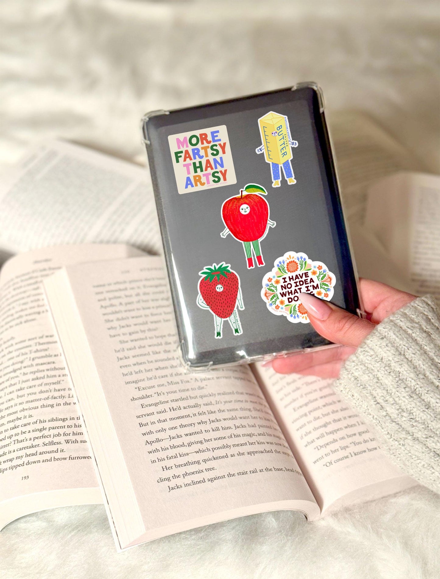 Allie the Apple Sticker, 3 in.