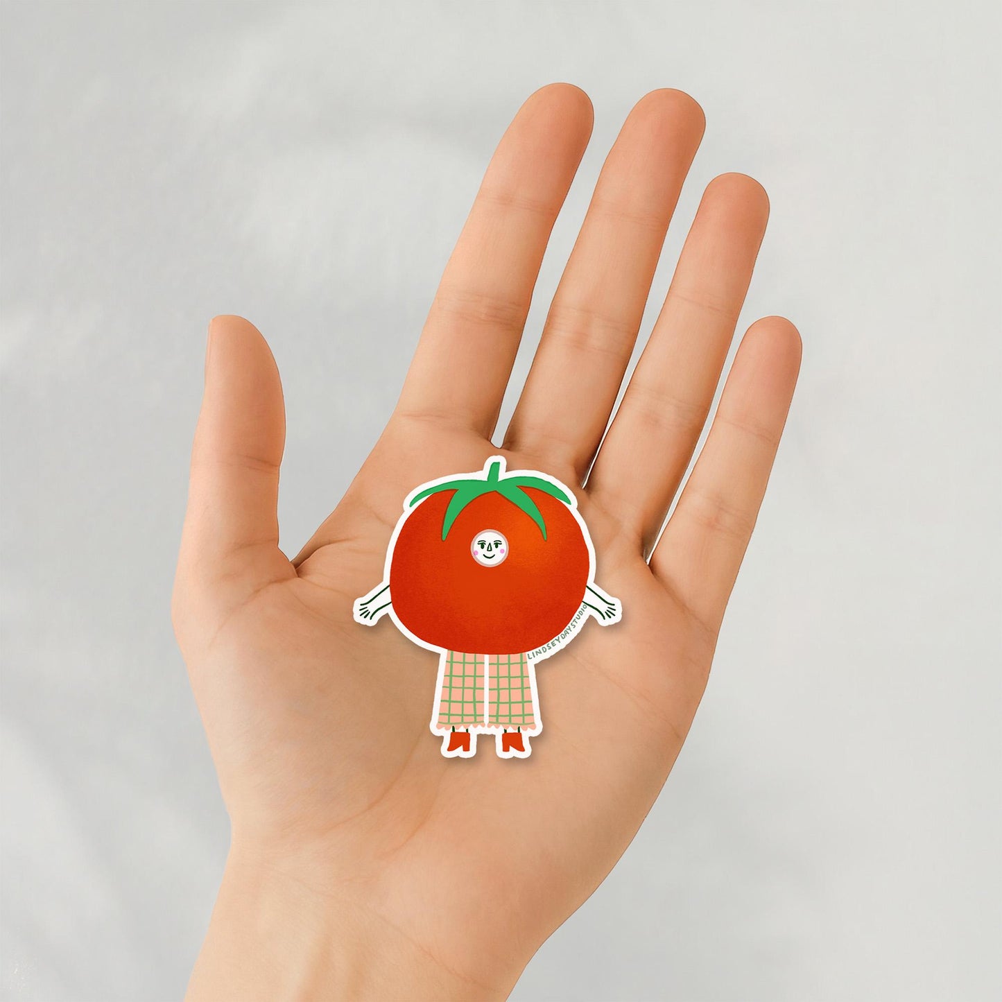Tammy the Tomato Sticker, 3 in.